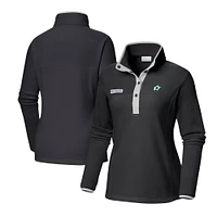 Veste noire à demi-pression Columbia Dallas Stars Benton Springs pour femme