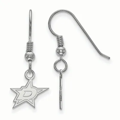 Dallas Stars Women's Sterling Silver XS Dangle Earrings