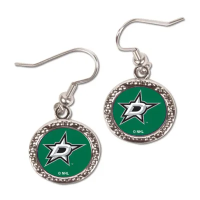 Dallas Stars WinCraft Women's Round Dangle Earrings
