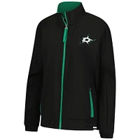Women's Fanatics Black Dallas Stars Authentic Pro Rink Coaches Full-Zip Jacket