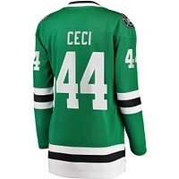 Maillot de joueur échappé à domicile des Dallas Stars, Cody Ceci Kelly Green, fanatiques féminines