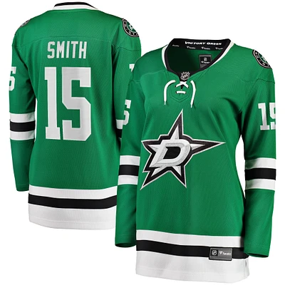 Fanatics pour femmes Craig Smith Kelly Green Dallas Stars Maillot de joueur échappé à domicile