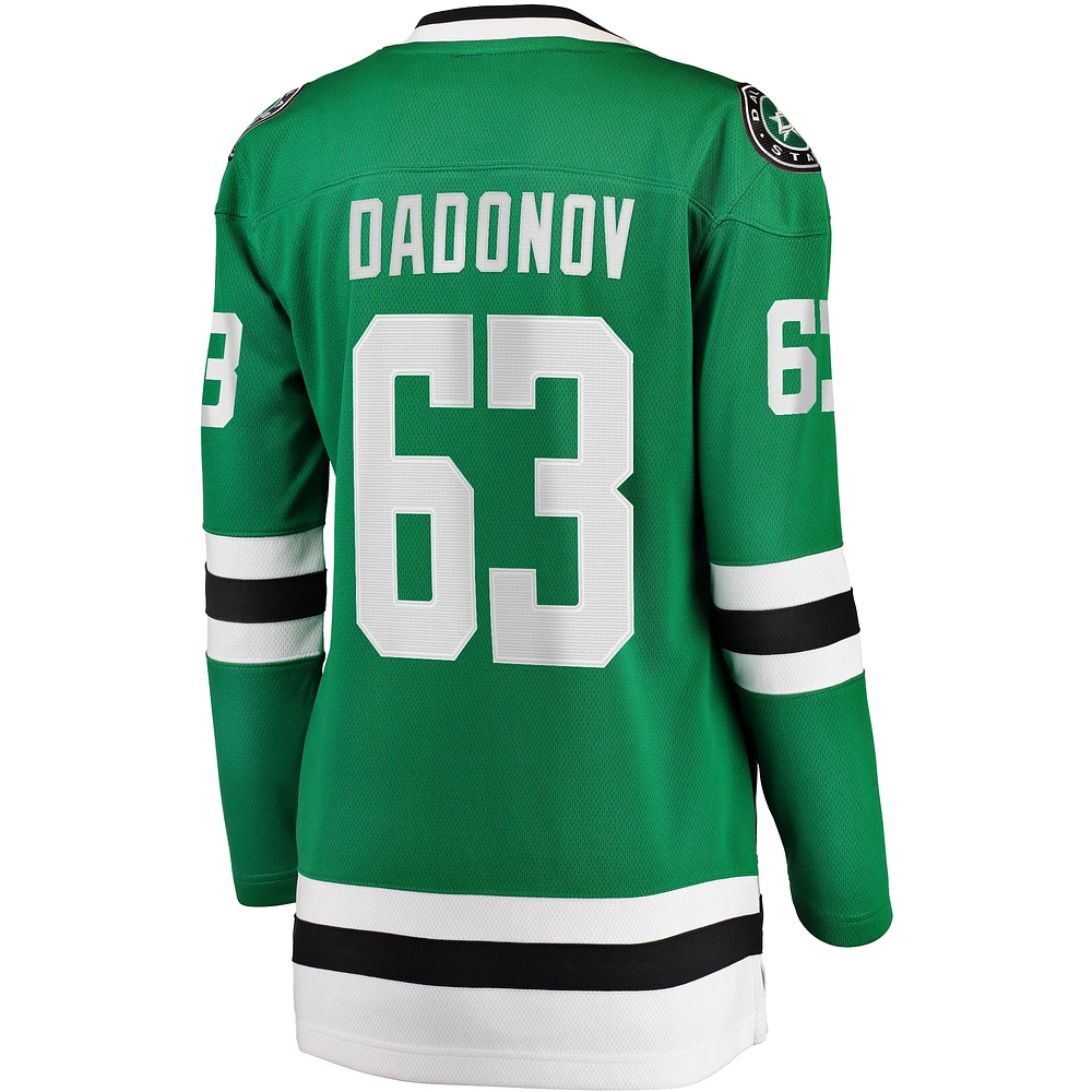 Maillot d'échappée à domicile des Stars de Dallas vert Fanatics Evgenii Dadonov pour femmes