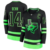 Fanatics pour femmes Jamie Benn Noir Dallas Stars Alternate Premier Breakaway Player Maillot