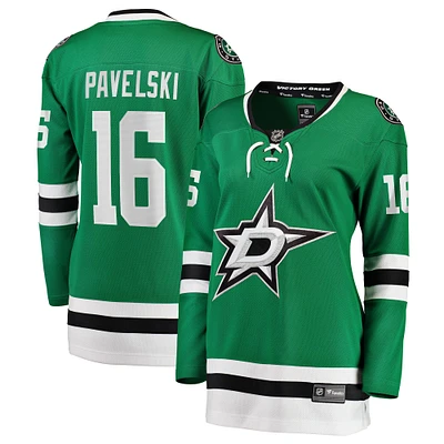 Fanatics pour femmes Joe Pavelski Kelly Green Dallas Stars Breakaway Maillot de joueur à domicile