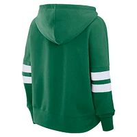 Women's Fanatics Kelly Green Dallas Stars Seize Fleece Pullover Hoodie