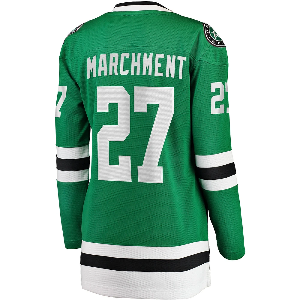 Fanatics Mason Marchment Kelly Green Dallas Stars Maillot de joueur échappé à domicile pour femmes