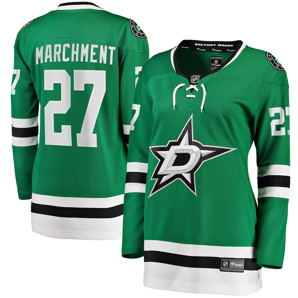 Fanatics Mason Marchment Kelly Green Dallas Stars Maillot de joueur échappé à domicile pour femmes