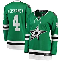 Fanatics Miro Heiskanen Kelly Green Dallas Stars Maillot de joueur échappé à domicile pour femmes