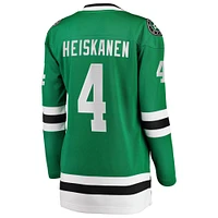 Women's Fanatics Miro Heiskanen Kelly Green Dallas Stars Home Breakaway Player Jersey