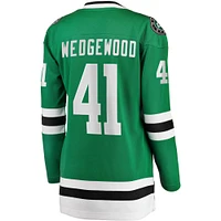 Fanatics pour femmes Scott Wedgewood Kelly Green Dallas Stars Maillot de joueur échappé à domicile