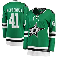 Fanatics pour femmes Scott Wedgewood Kelly Green Dallas Stars Maillot de joueur échappé à domicile