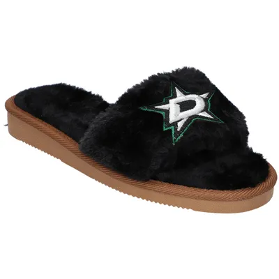 Dallas Stars FOCO Women's Faux Fur Slide Slippers