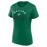 T-shirt à manches courtes en coton pour femme, modèle V110793 Stars 1314 NHL Fanatics SU25 Logo Athletic, inégalé, TEELADRIB 03TD-1314-2GR-TPQ #16