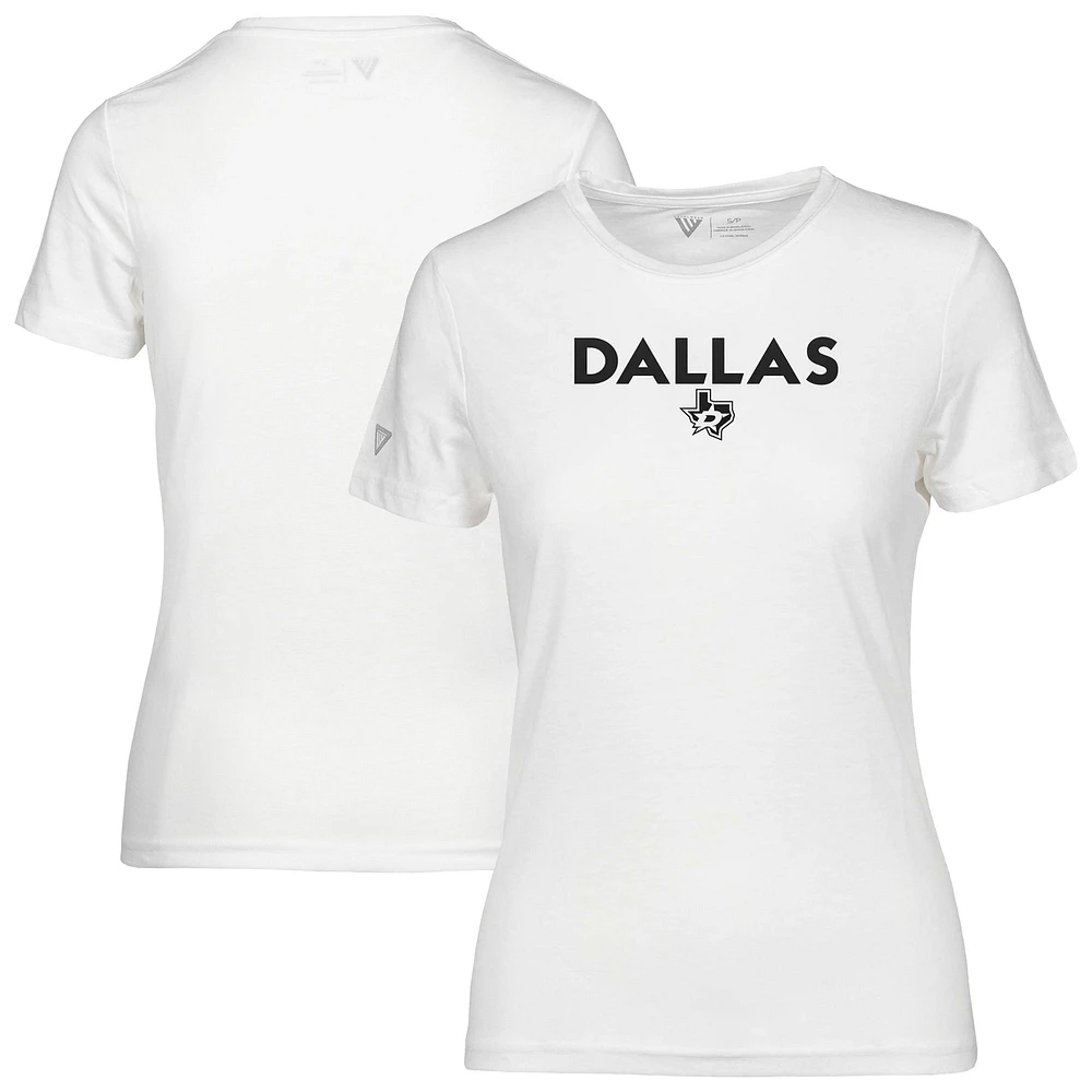 Women's Levelwear White Dallas Stars Maddox City Capsule T-Shirt