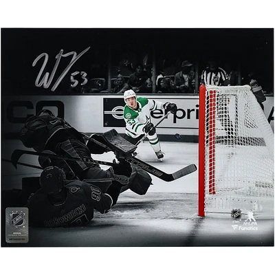 Wyatt Johnston Dallas Stars Autographed 8" x 10" 1st NHL Goal Spotlight Photograph