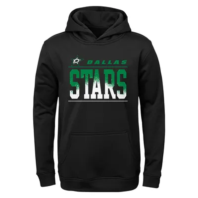 Men's Antigua Heathered Gray Dallas Stars Victory Pullover Hoodie Size: Small