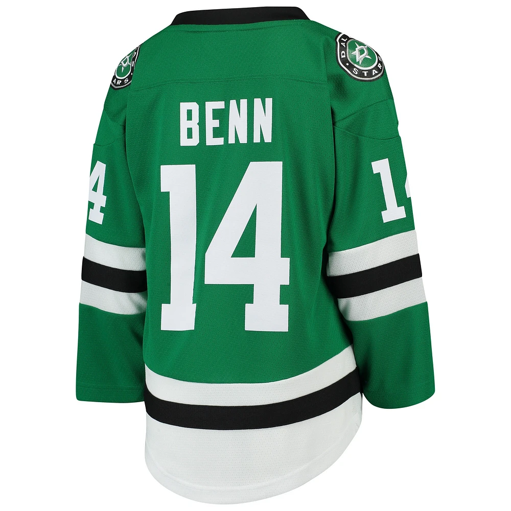 Youth Jamie Benn Kelly Green Dallas Stars Home Replica Player Jersey