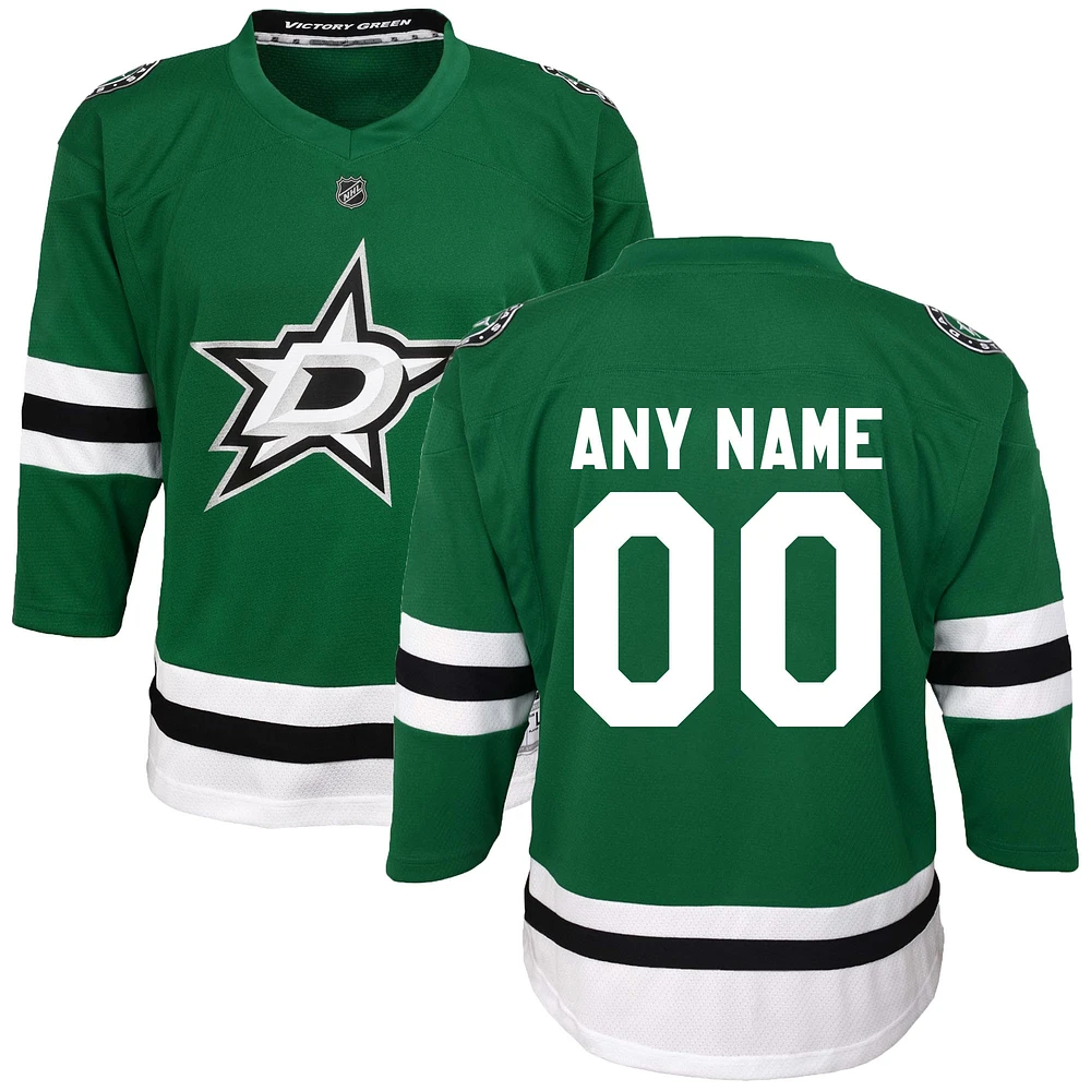 Enfant Kelly Green Dallas Stars Domicile 2020/21 - Réplique de maillot personnalisé