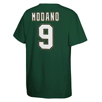 Youth Mitchell & Ness Mike Modano Kelly Green Dallas Stars Name Number T-Shirt