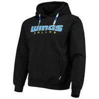 Black Dallas Wings Pullover Hoodie