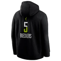 Sweat à capuche Nike Paige Bueckers pour homme, édition Rebel, nom et numéro, noir, Dallas Wings, draft WNBA 2025
