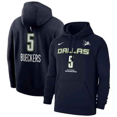 Sweat à capuche Nike Paige Bueckers bleu marine Dallas Wings 2025 WNBA Draft Explorer Edition avec nom et numéro