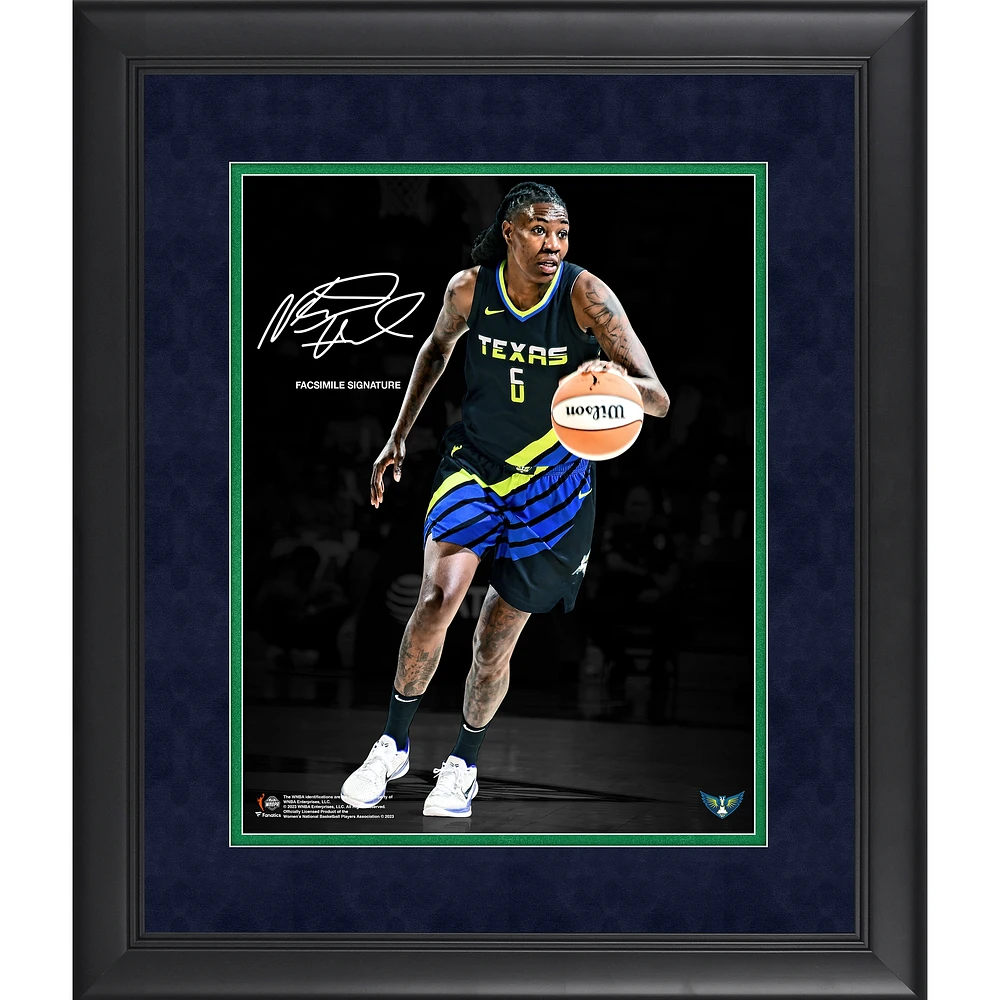 Natasha Howard Dallas Wings Facsimile Signature Framed 11" x 14" Spotlight Photograph