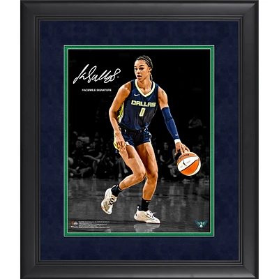 Satou Sabally Dallas Wings Facsimile Signature Framed 11" x 14" Spotlight Photograph