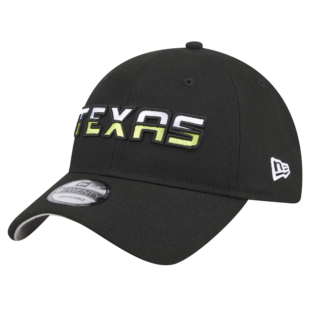 Unisex New Era Black Dallas Wings Rebel Series 9TWENTY Adjustable Hat