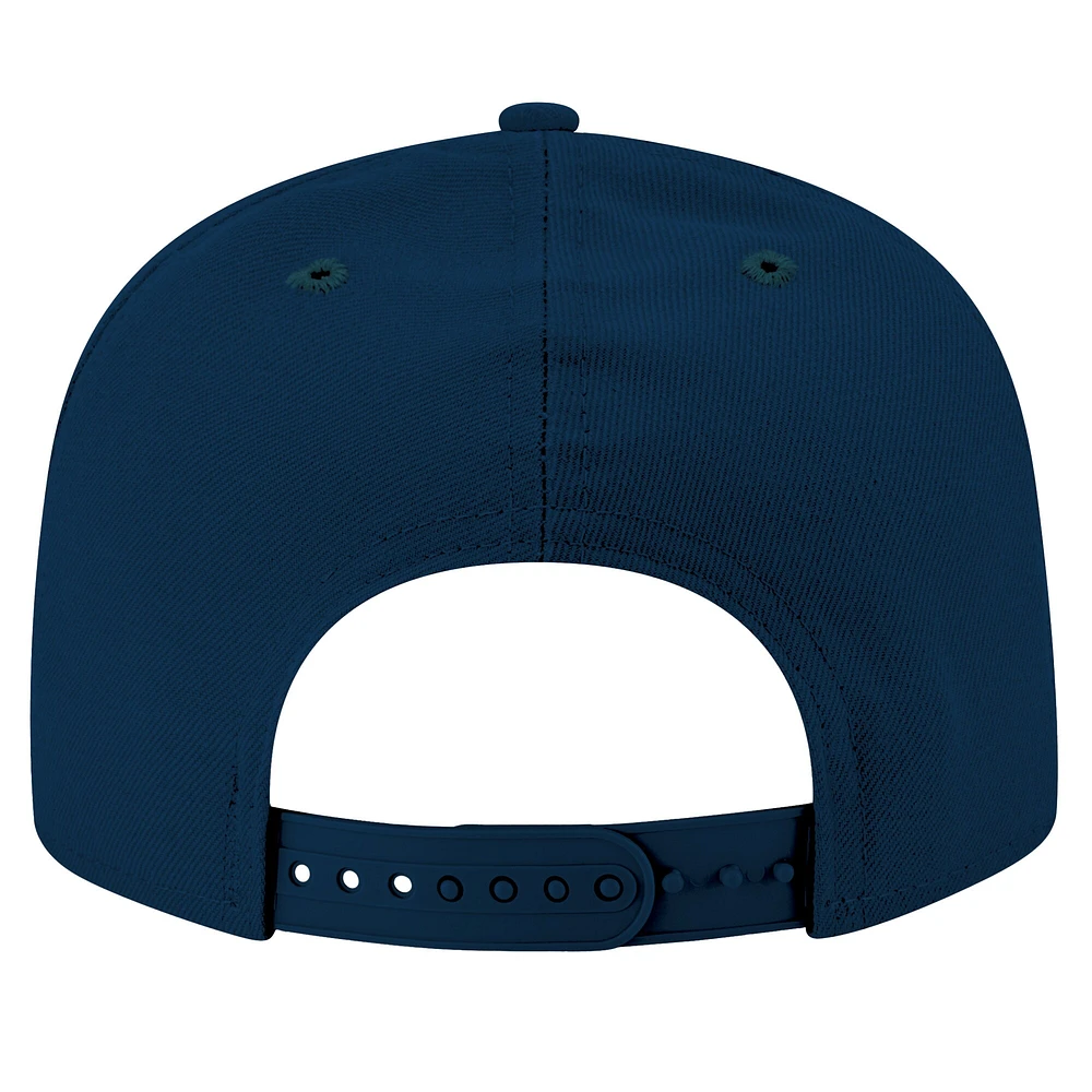 Unisex New Era Navy Dallas Wings Logo 9FIFTY Snapback Hat