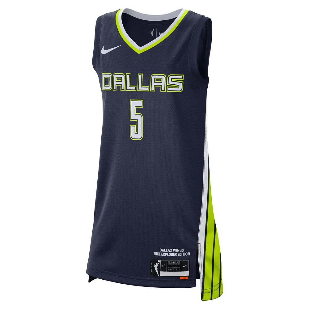 Unisex Nike Paige Bueckers Navy Dallas Wings 2025 WNBA Draft Explorer Edition Victory Player Jersey