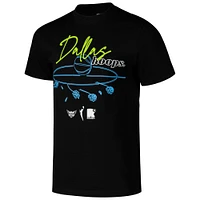 Unisex round21 Black Dallas Wings Hoops T-Shirt