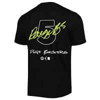 Unisex round21 Paige Bueckers Black Dallas Wings 2025 WNBA Draft Name & Number T-Shirt