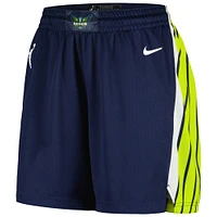 Women's Nike Navy Dallas Wings On-Court Victory Performance Shorts