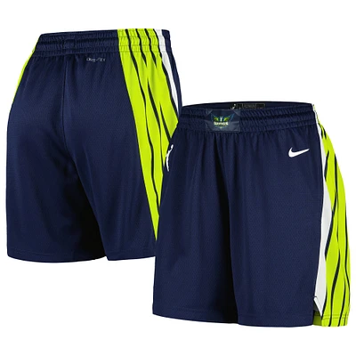 Short de performance Nike Dallas Wings On-Court Victory pour femme, bleu marine