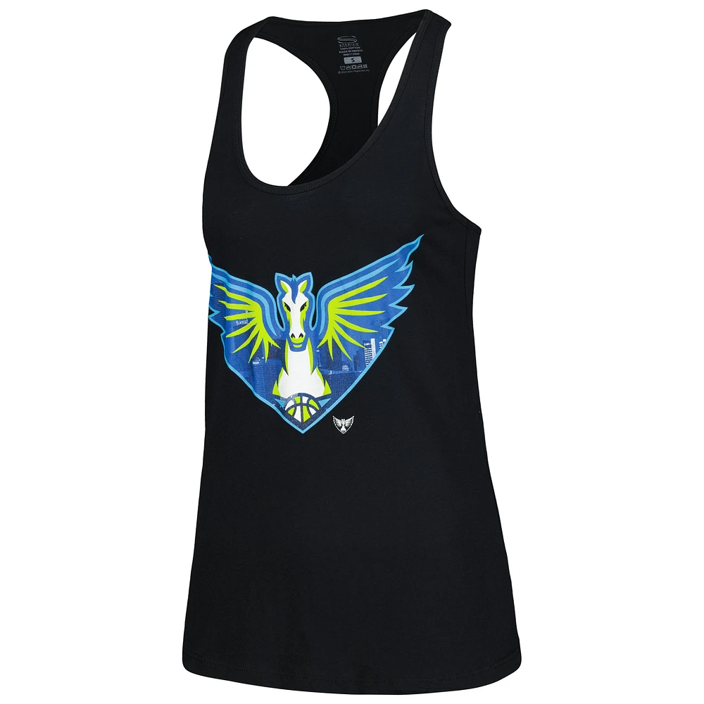 Women's Stadium Essentials  Black Dallas Wings City View Tank Top