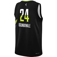 Youth Nike Arike Ogunbowale Black Dallas Wings 2023 Rebel Edition Victory Player Jersey