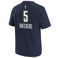 Youth Nike Paige Bueckers Navy Dallas Wings 2025 WNBA Draft Explorer Edition Name & Number T-Shirt