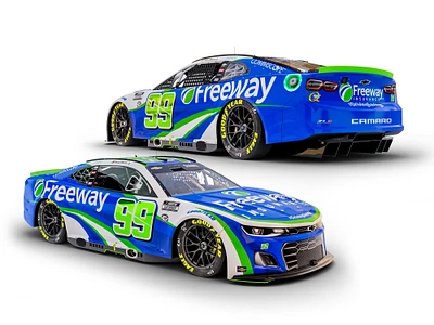 Action Racing Daniel Suarez 2023 #99 Freeway Insurance 1:24 Peinture régulière moulée sous pression Chevrolet Camaro