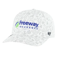 Men's Daniel Suarez '47 Freeway Insurance Trophy Flex Hat - White