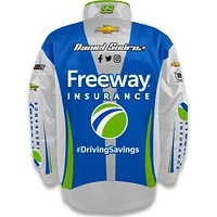 Men's Trackhouse Racing Team Collection  Black Daniel Suarez Freeway Insurance Nylon Uniform Full-Snap Jacket