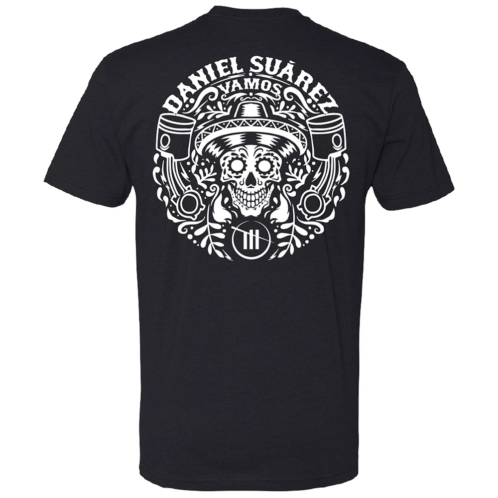 Men's Trackhouse Racing Team Collection  Black Daniel Suarez Name Crest T-Shirt