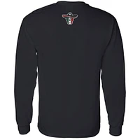 Men's Trackhouse Racing Team Collection  Black Daniel Suarez Pancho Long Sleeve T-Shirt