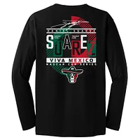 Men's Trackhouse Racing Team Collection  Black Daniel Suarez Vivo Long Sleeve T-Shirt