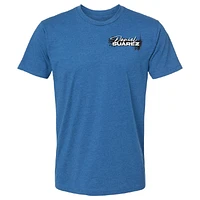 Men's Trackhouse Racing Team Collection  Heather Blue Daniel Suarez Car T-Shirt