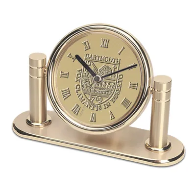 Dartmouth Big Green Arcadia Desk Clock - Gold