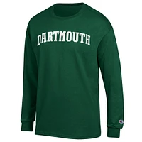 Men's Champion  Green Dartmouth Big Basic Arch Long Sleeve T-Shirt
