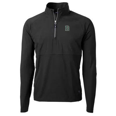 Dartmouth Big Green Cutter & Buck Adapt Eco Knit Hybrid Recycled Quarter-Zip Pullover Top