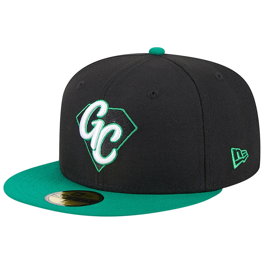 Men's New Era Black Dayton Dragons Theme Nights Gem City  59FIFTY Fitted Hat